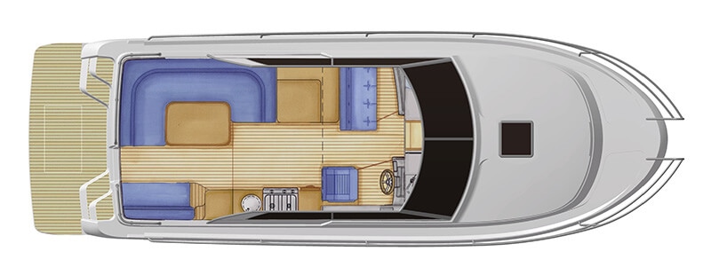 Saga 320 HT deck layout