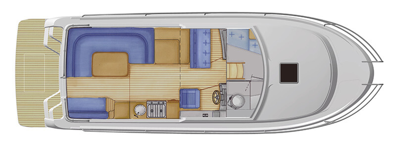 Saga 320 HT deck layout